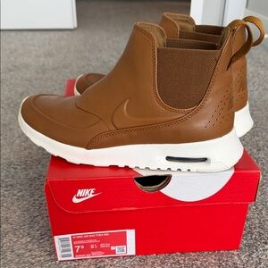 Nike Tan Slip-On Sneakers